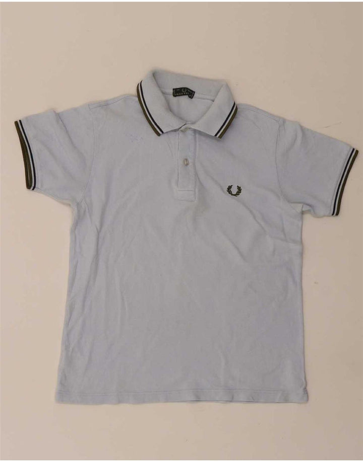 Fred Perry Boys Polo πουκάμισο 13-14 ετών Μπλε βαμβακερό