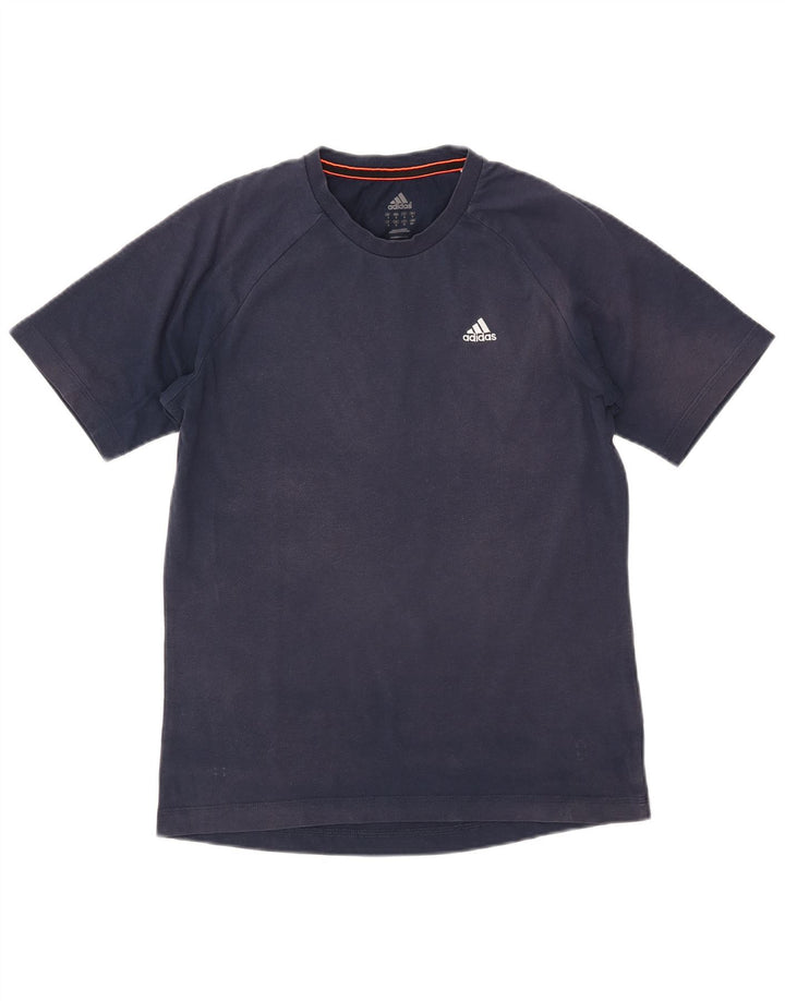 Ανδρικό T-Shirt ADIDAS Top Small Navy Blue από βαμβάκι