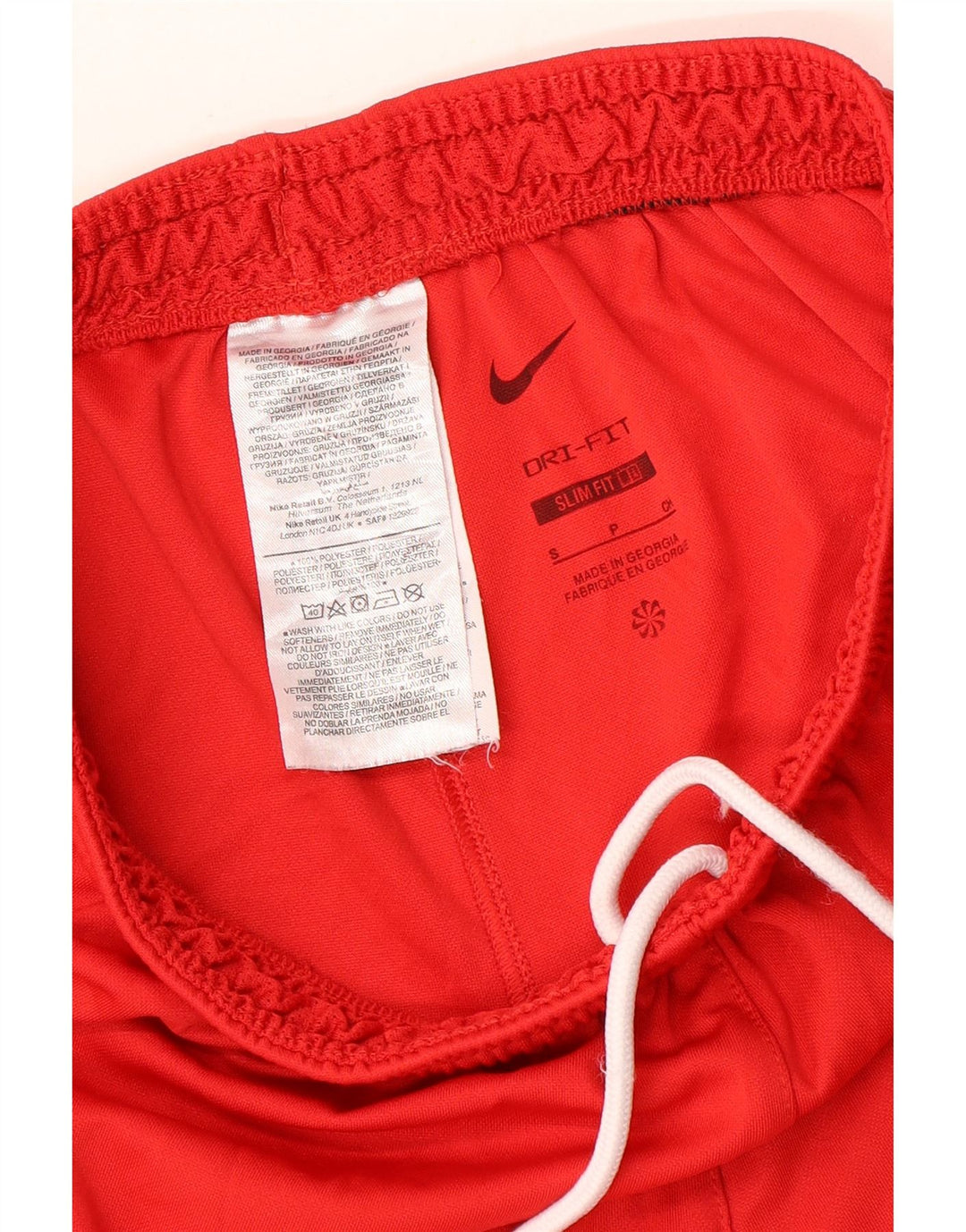 Ανδρικά σορτς Nike Dri Fit Slim Sport Small Red Polyester