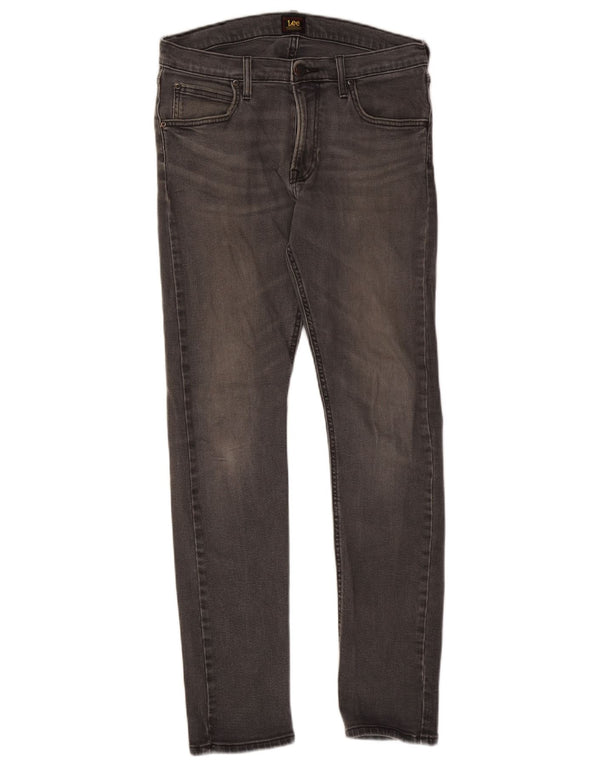 Lee Mens Luke Slim Jeans W30 L32 Γκρι βαμβακερό