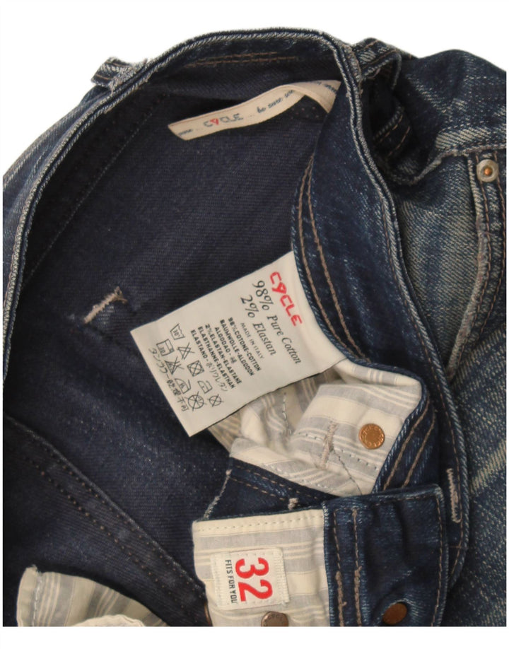 Cycle Γυναικείο Skinny Jeans W32 L34 Navy Blue Cotton