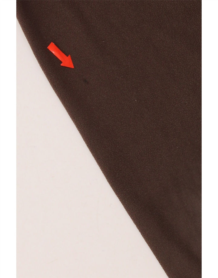 Jack Wolfskin Ανδρικό φλις άλμα με φερμουάρ μεγάλο καφέ