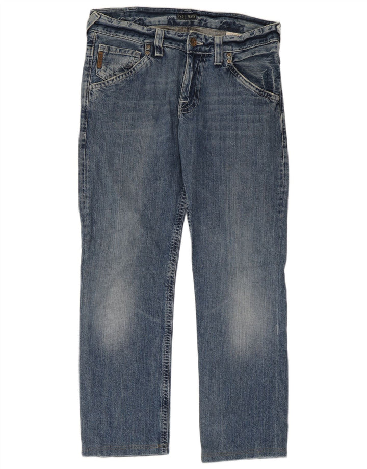 Armani Γυναικείο ίσιο τζιν W32 L29 Μπλε βαμβακερό