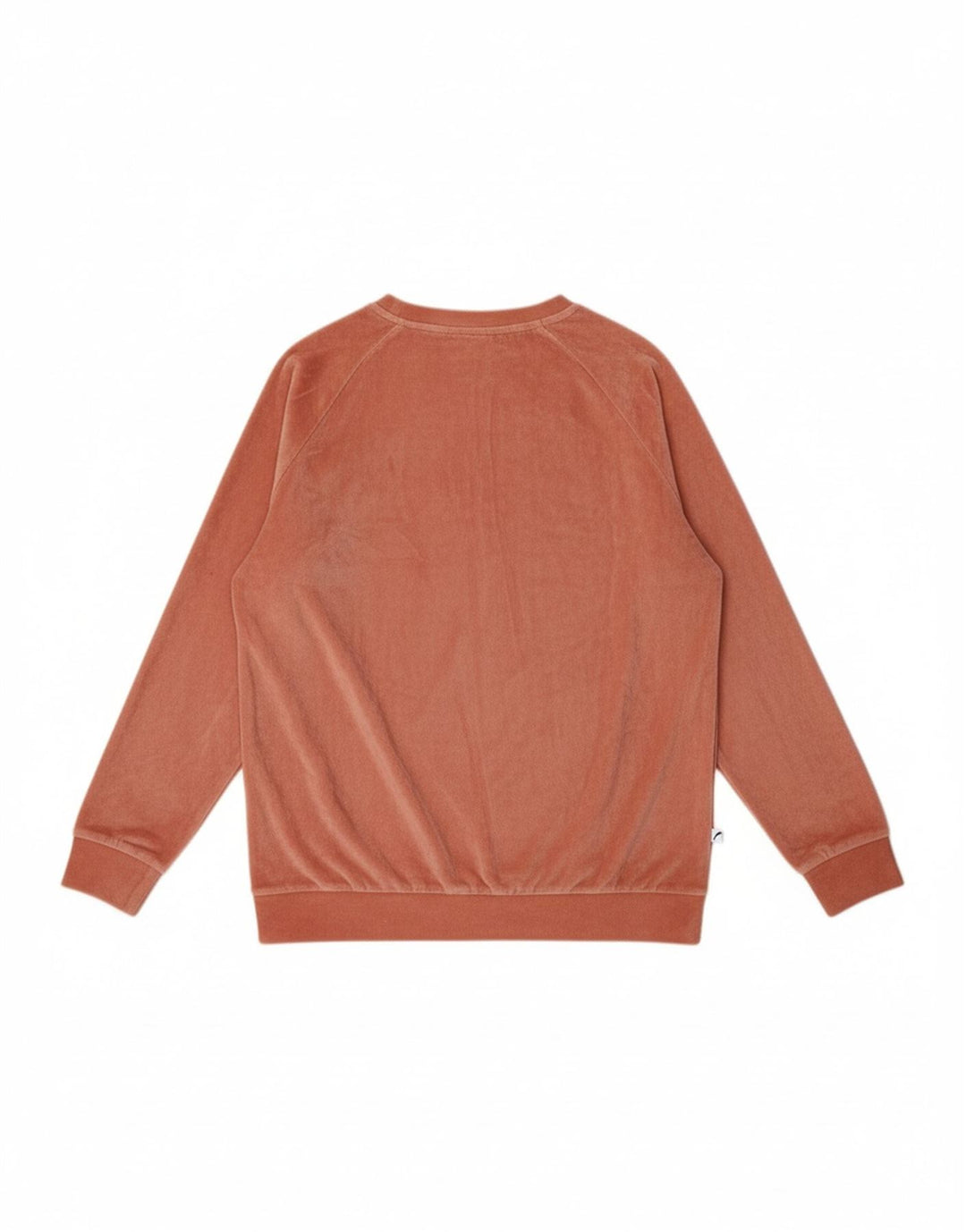 PUMA Womens Oversized Graphic Velour Sweatshirt Jumper UK 10 Small Pink