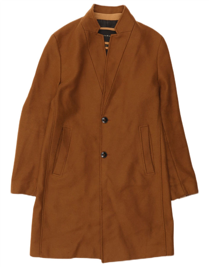 Zara Ανδρικό Πανωφόρι UK 38 Μεσαίο Καφέ