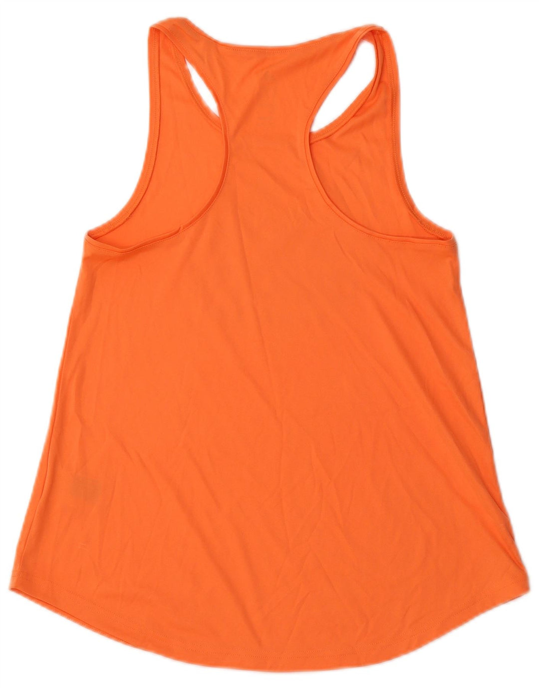 ADIDAS Womens Climalite Graphic Vest Top UK 8/10 Small Orange Polyester