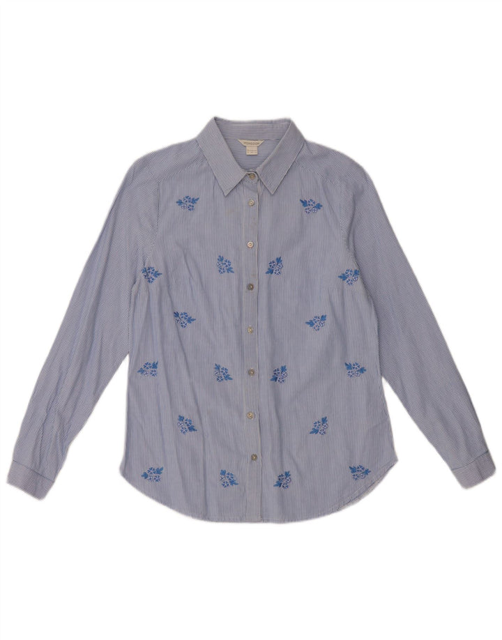 Γυναικείο πουκάμισο Monsoon UK 8 Small Blue Floral Βαμβακερό