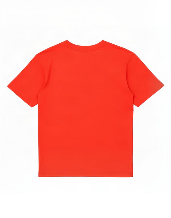 Vintage Γυναικείο γραφικό T-Shirt Top UK 16 μεγάλο κόκκινο βαμβακερό