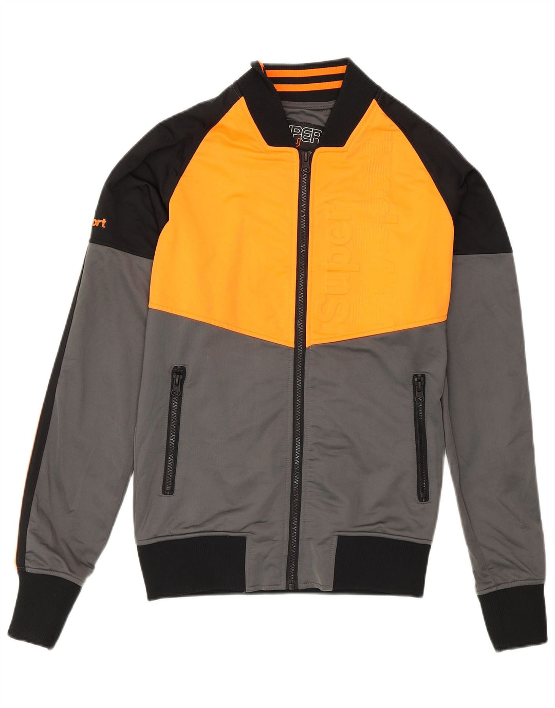 Ανδρική φόρμα Superdry Top Jacket Μικρό Γκρι Colorblock Πολυεστέρας