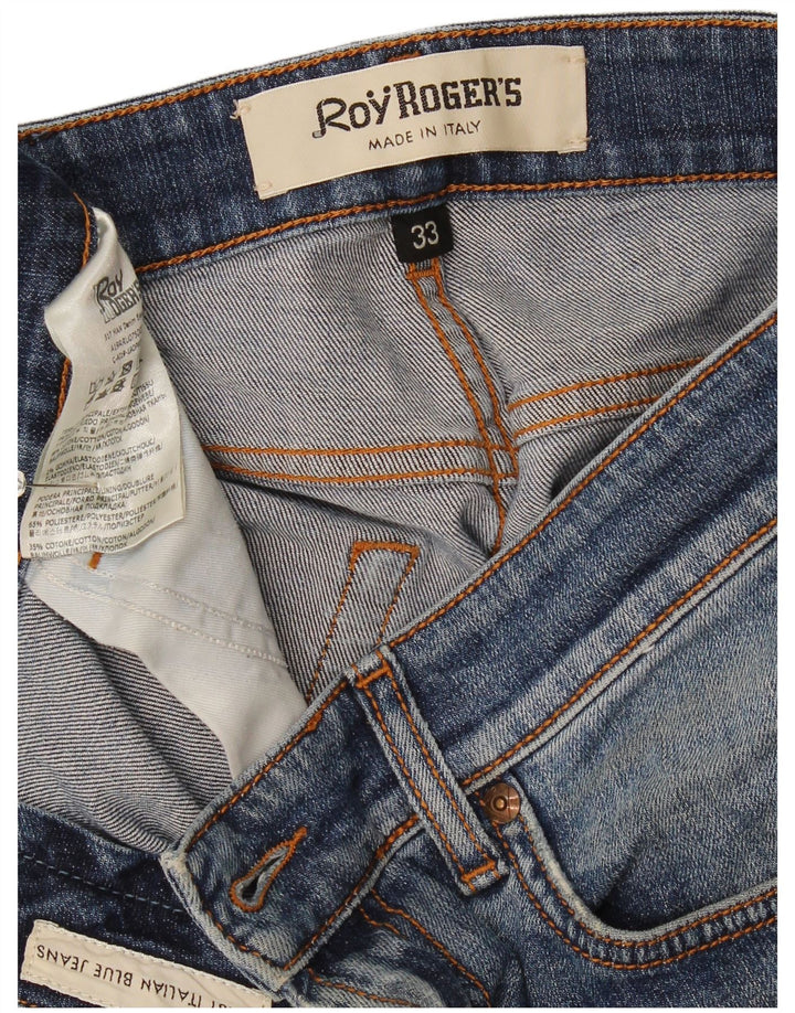 Roy Rogers Γυναικείο Slim Jeans W33 L33 Μπλε βαμβακερό