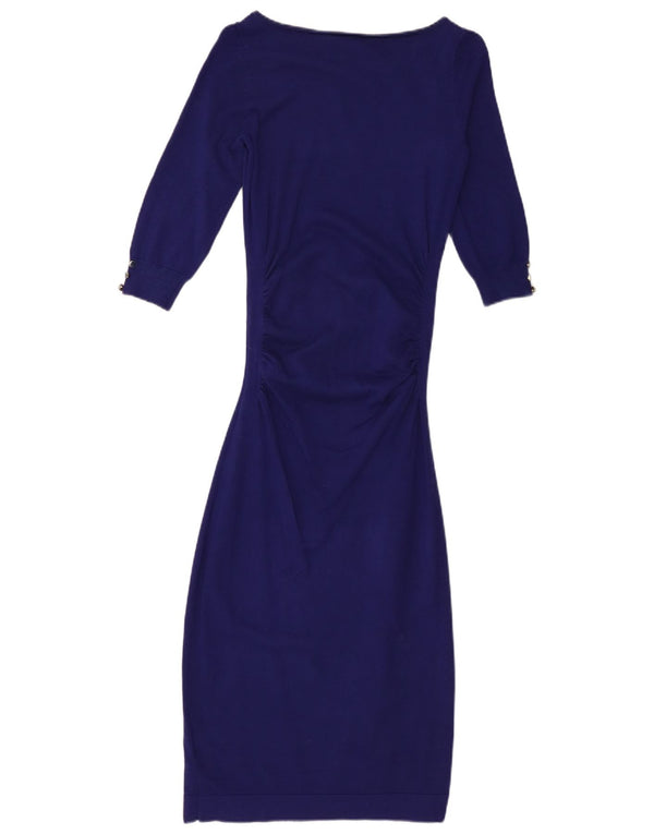 Γυναικείο φόρεμα Coast 3/4 Bodycon UK 8 Small Blue Viscose