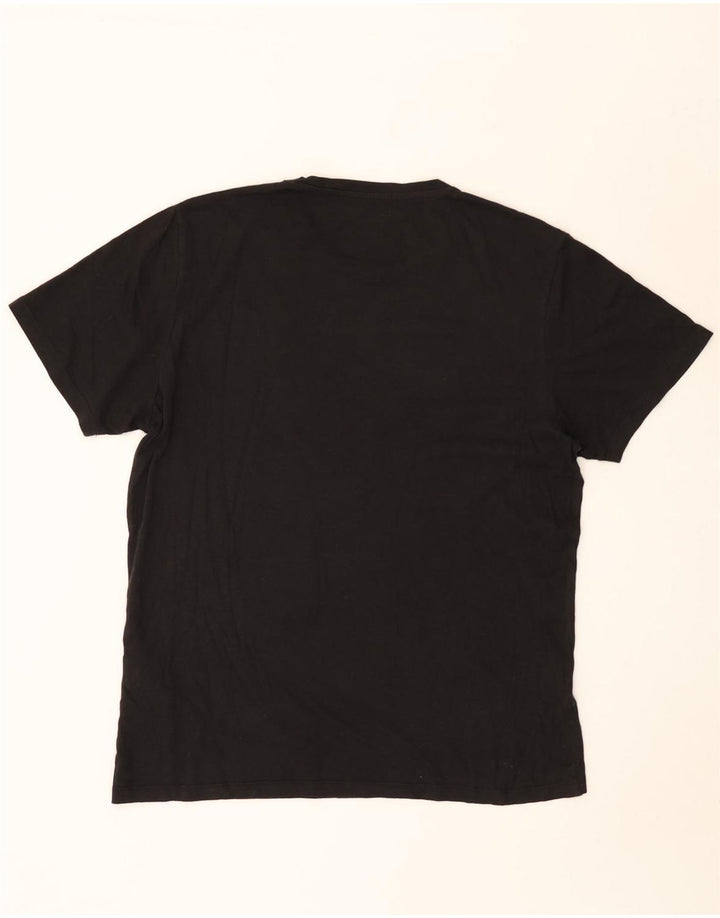 Jack & Jones Ανδρικό T-Shirt με κανονική εφαρμογή Τοπ μεγάλο μαύρο βαμβακερό