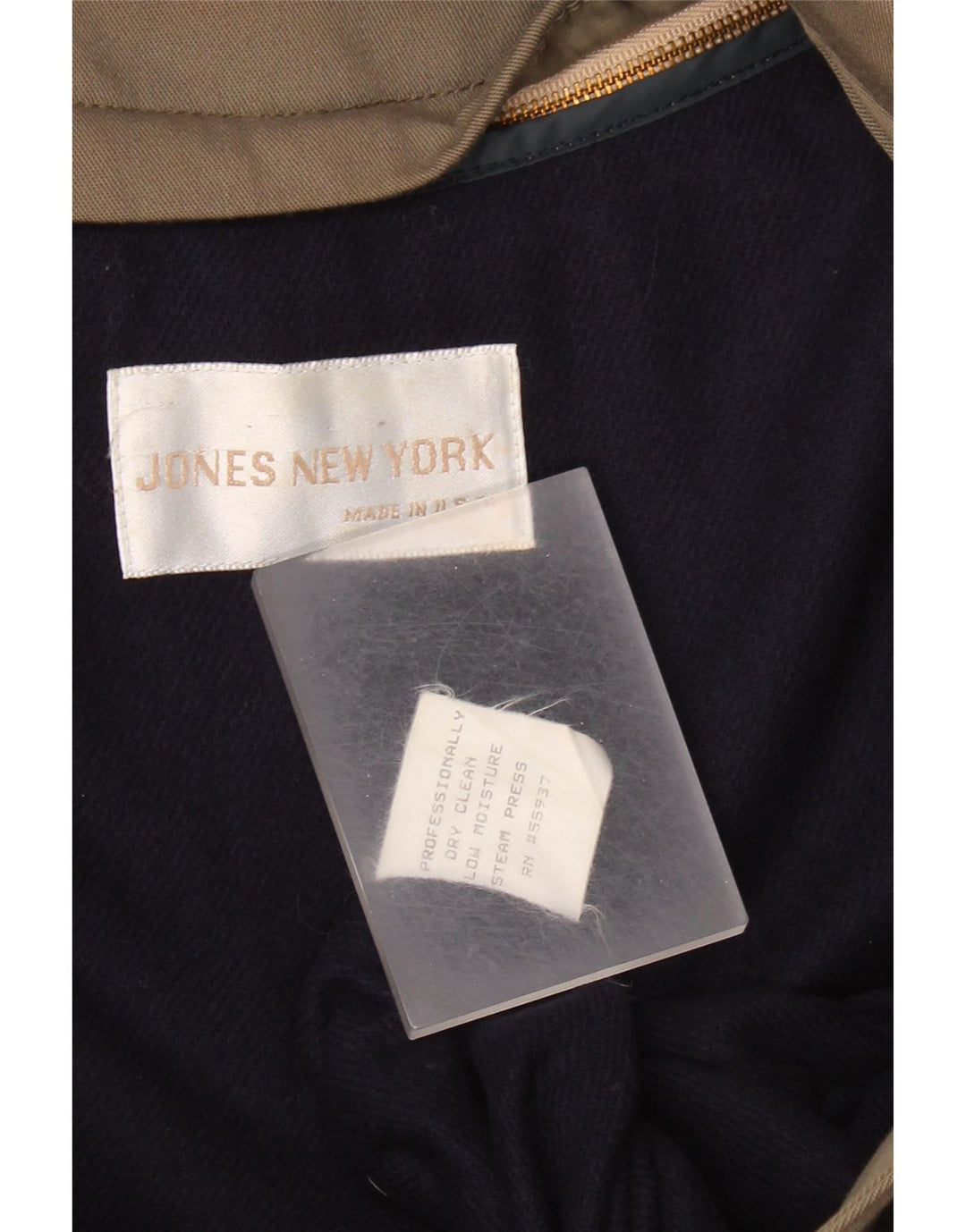 JONES NEW YORK Γυναικεία καμπαρντίνα UK 14 Large Khaki