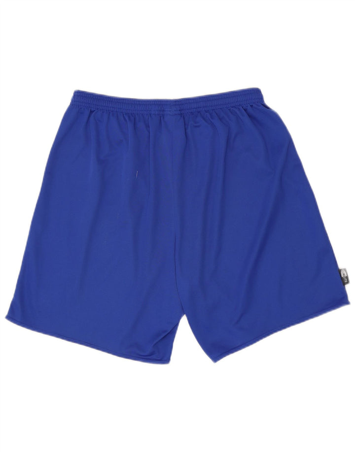Ανδρικό αθλητικό σορτς Adidas Climalite από μεγάλο μπλε πολυεστέρα