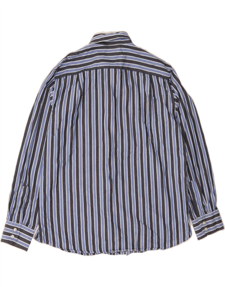 DOCKERS Mens Shirt XL Blue Striped Cotton Vintage Dockers and Second-Hand Dockers from Messina Hembry 