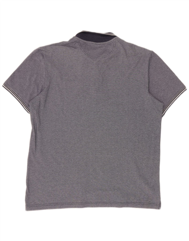 Ανδρικό μπλουζάκι πόλο Champion Medium Navy Blue Colourblock