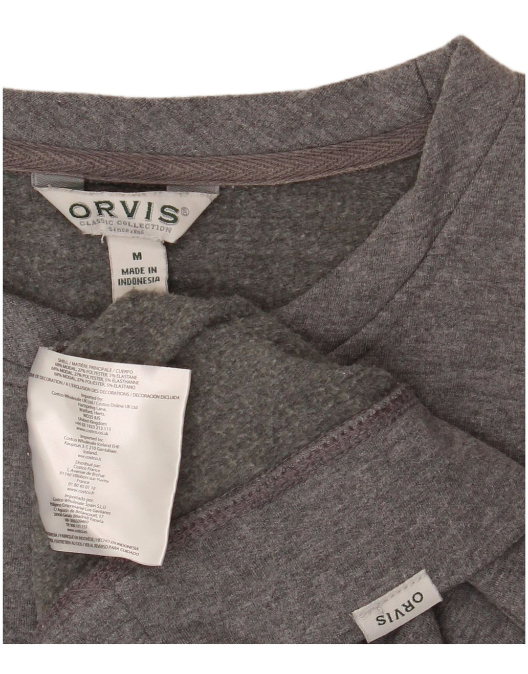 Ανδρικό φούτερ ORVIS Jumper Medium Grey Modal
