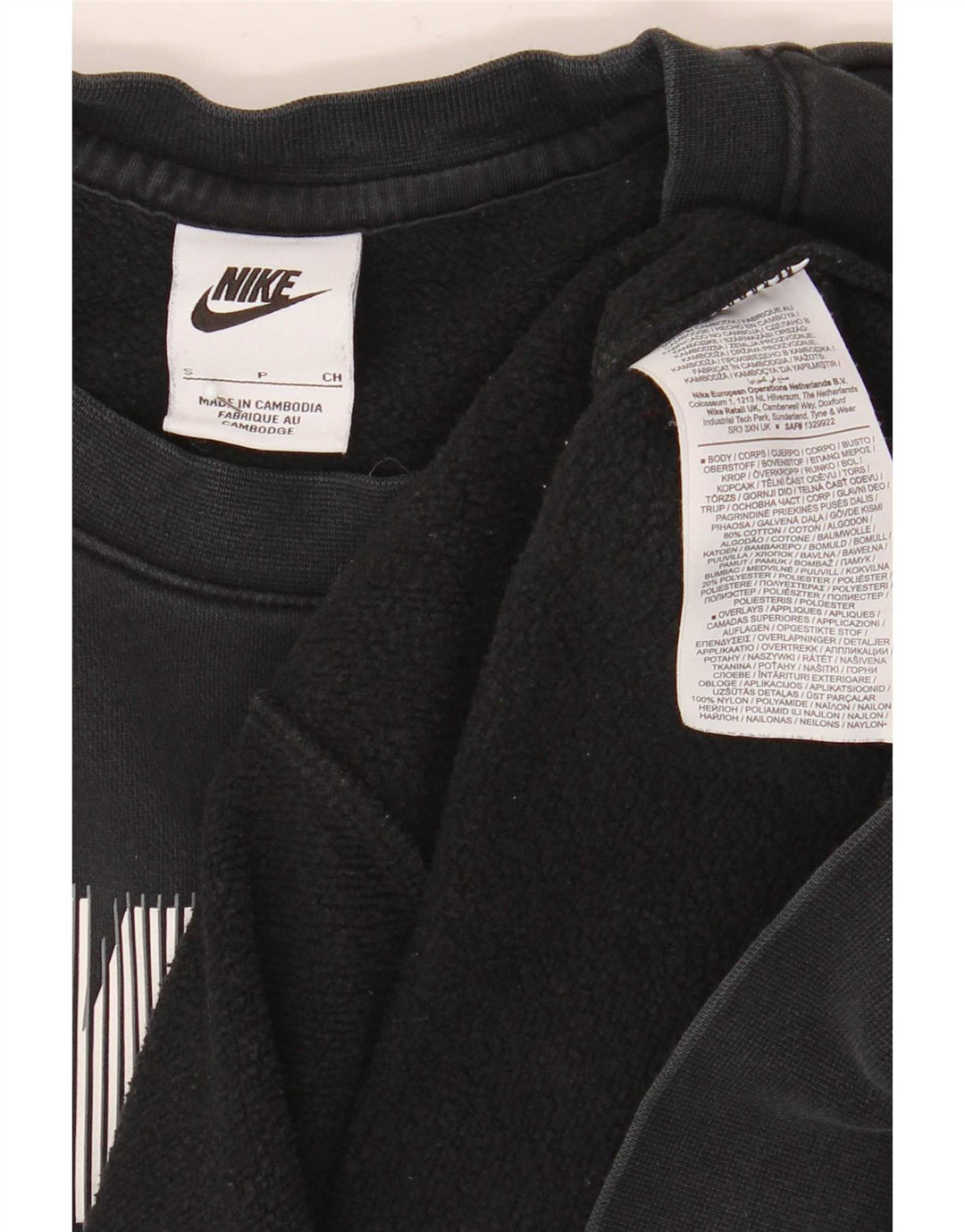Ανδρικό γραφικό φούτερ Nike Jumper Small Colourblock Βαμβακερό
