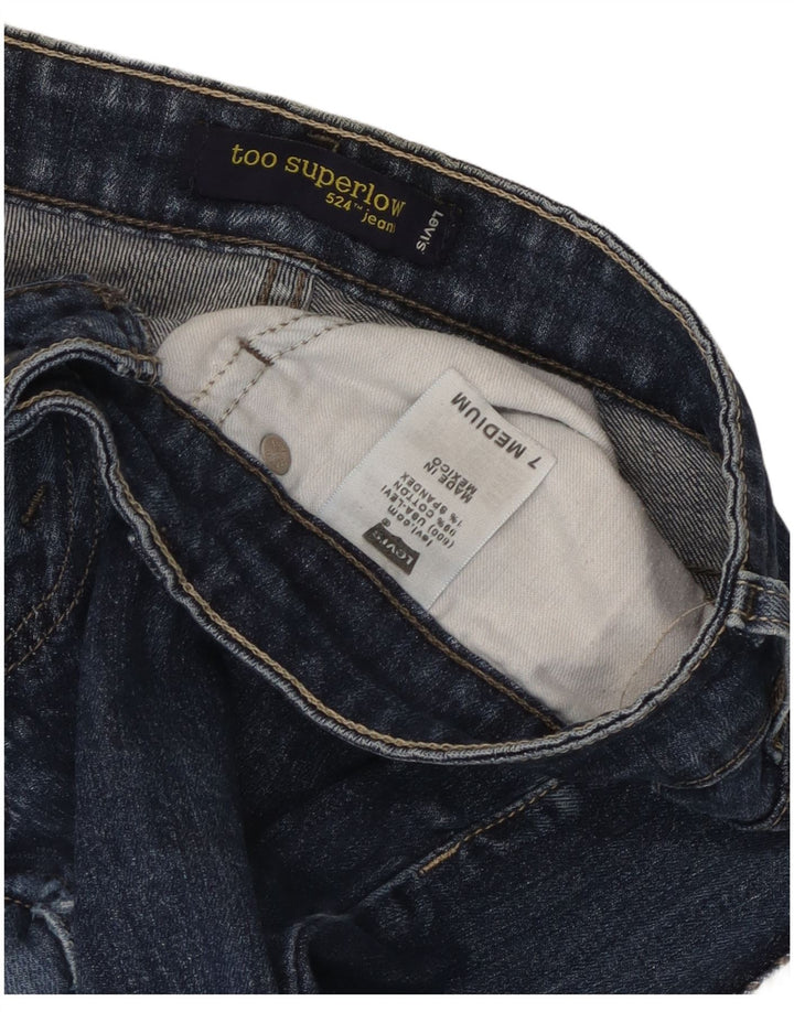 Γυναικείο Levi's 524 Super Low Slim Jeans US 7 Medium W32 L30 Μπλε βαμβακερό