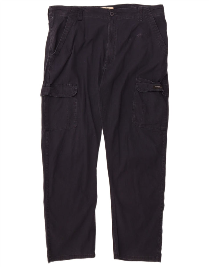 Ανδρικό παντελόνι Wrangler Straight Cargo W38 L32 Navy Blue Cotton