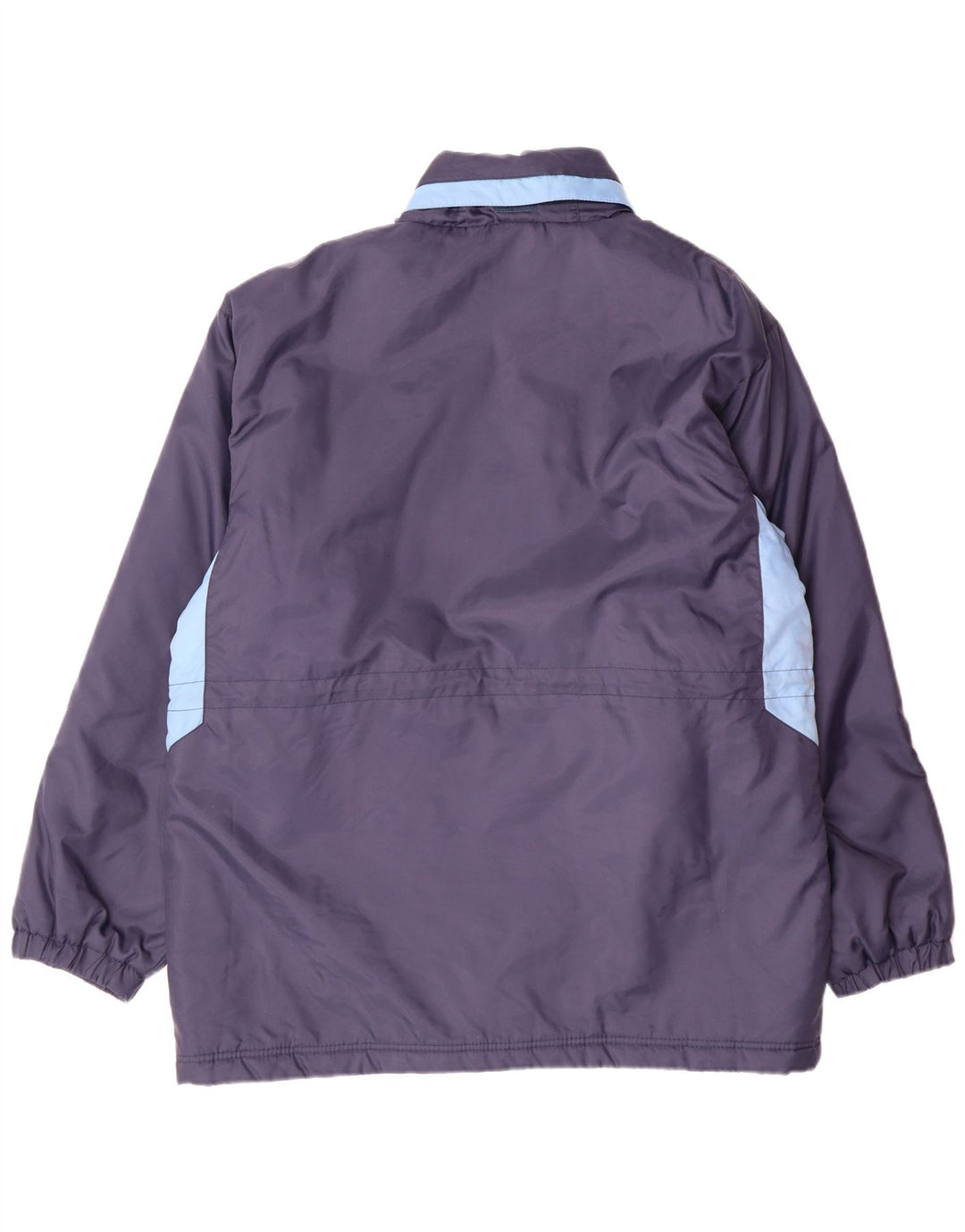 Ανδρικό παλτό UMBRO με κουκούλα με επένδυση UK 38 Medium Navy Blue Colorblock Nylon