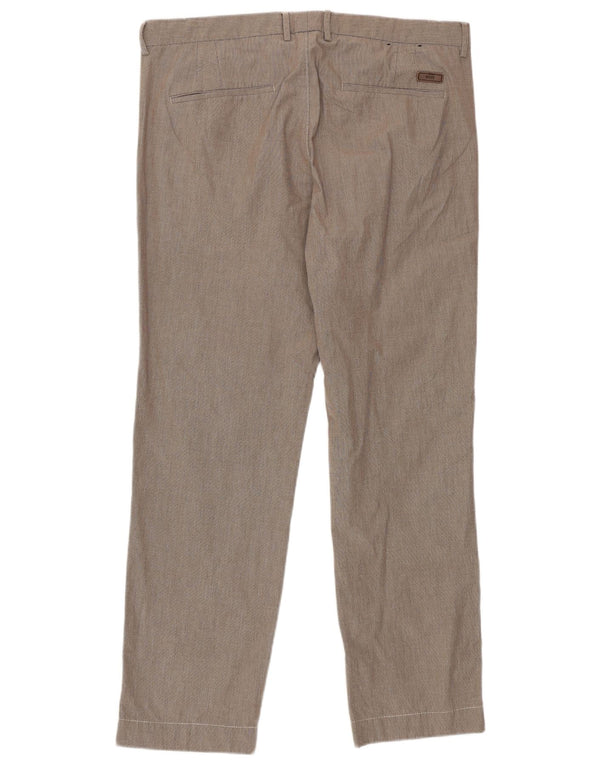 Ανδρικό ίσιο παντελόνι Hugo Boss IT 50 Large W32 L30 Καφέ Check