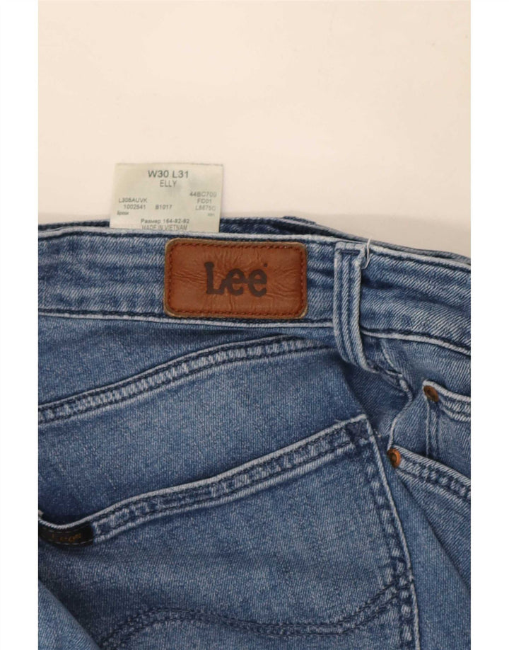 Lee Womens Elly Slim Jeans W30 L31 Blue Cotton