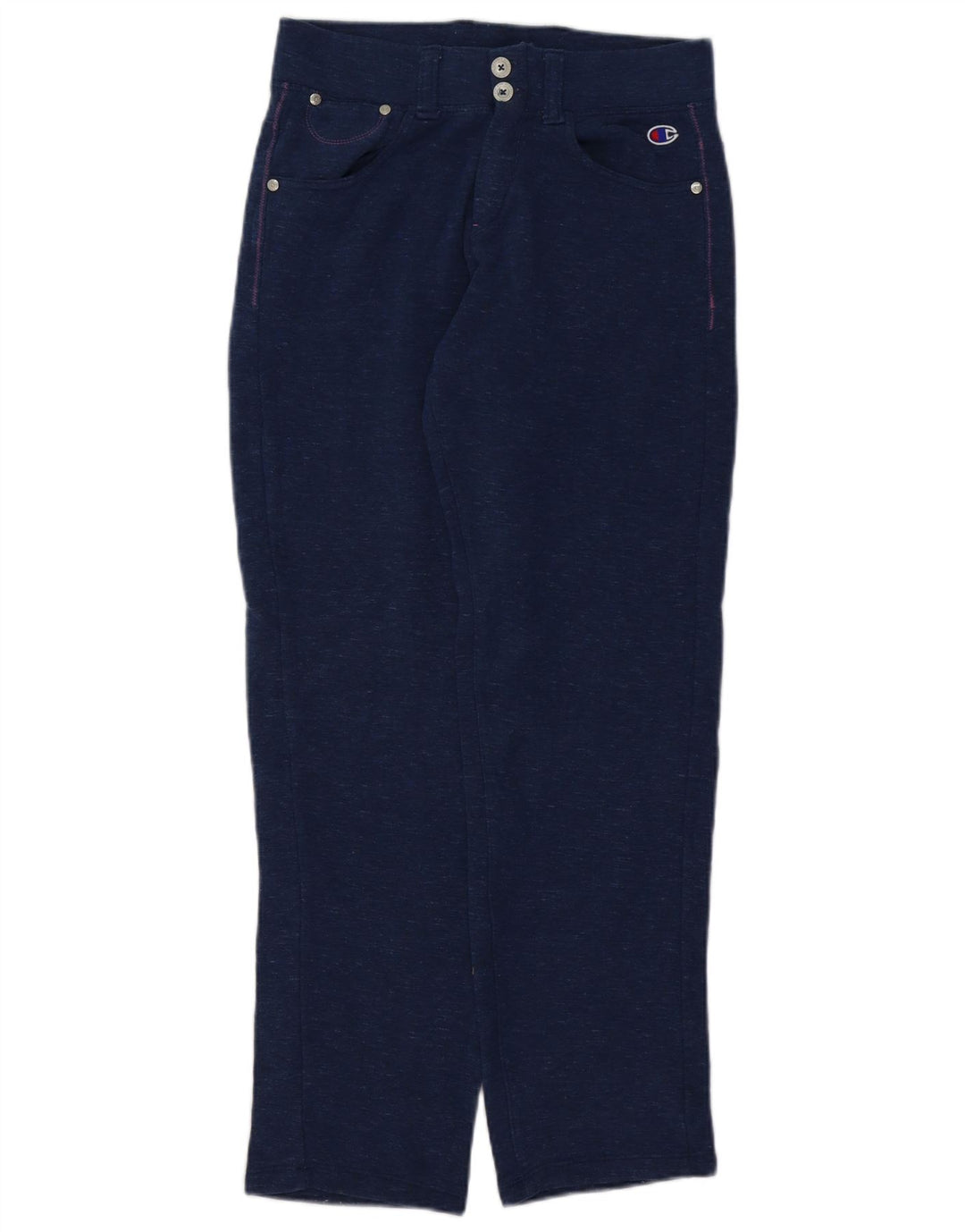CHAMPION Γυναικεία Heritage Casual Παντελόνι Small W26 L29 Navy Blue Flecked