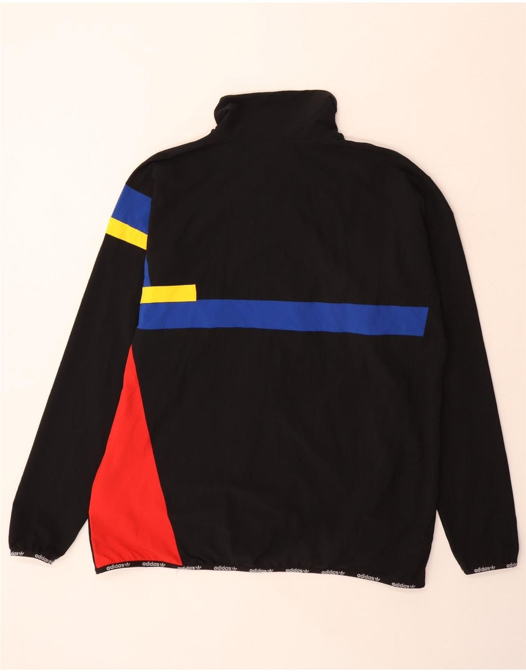 Ανδρική αθλητική φόρμα ADIDAS Top Jacket Large Black Colourblock Nylon