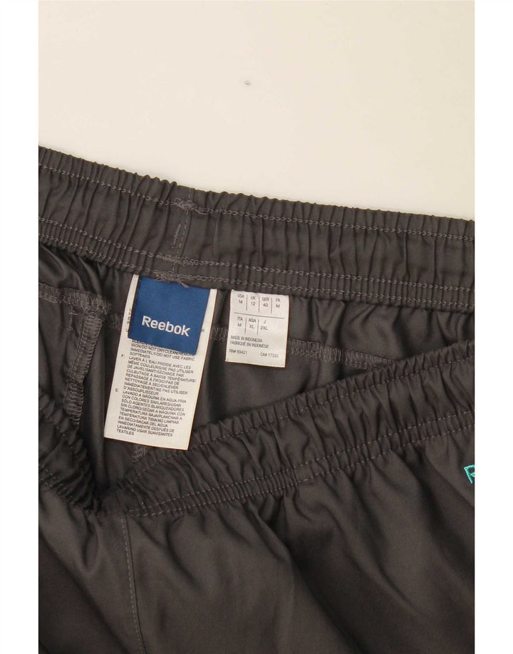 Reebok γυναικεία φόρμα παντελόνια UK 12 μεσαίου γκρι χρώματος πολυεστέρας