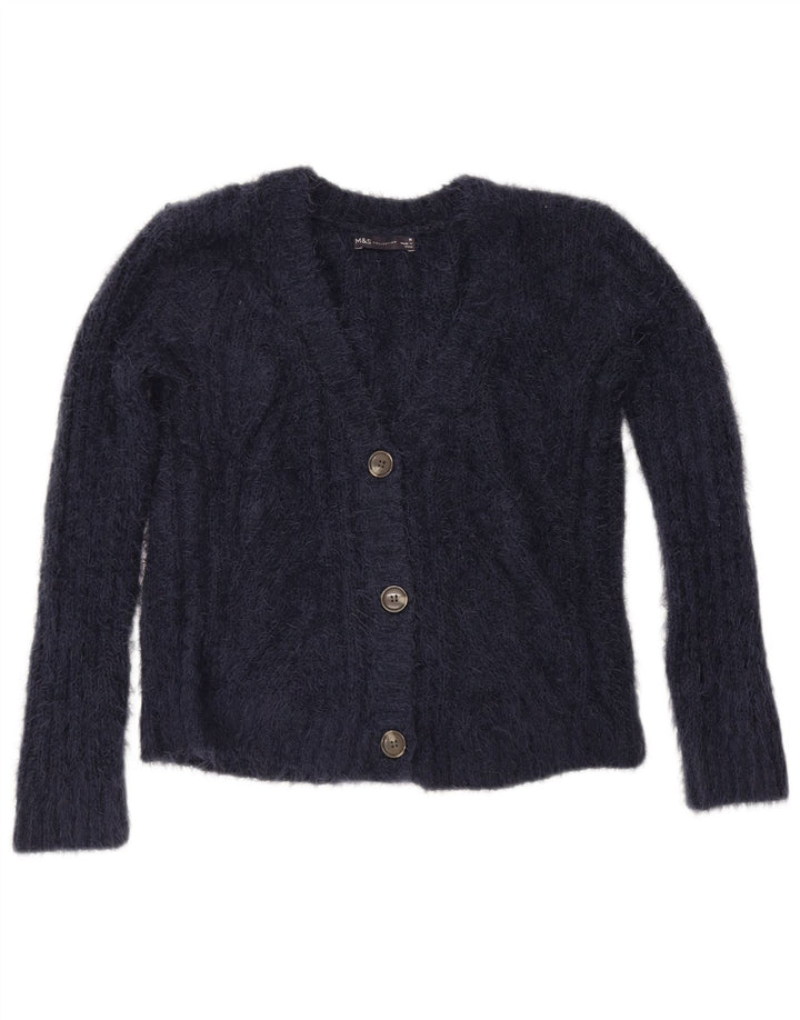 Marks & Spencer Γυναικείο πουλόβερ UK 14 Medium Navy Blue Polyester