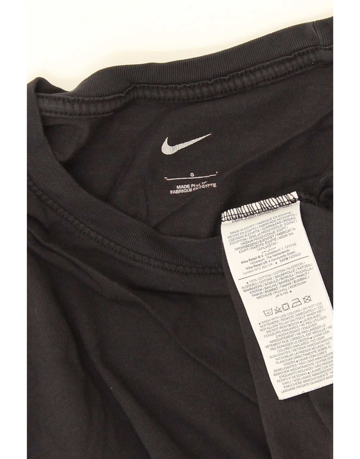 Ανδρικό μπλουζάκι Nike, μεγάλο μαύρο βαμβακερό