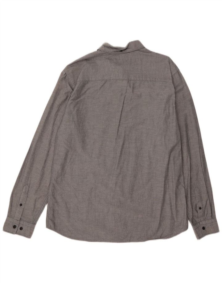 Ανδρικό πουκάμισο Jack & Jones Slim Fit XL Γκρι βαμβακερό