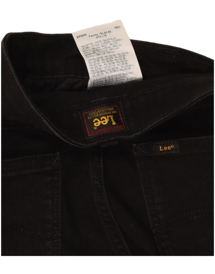 Lee Womens Marion Stretch Slim Jeans W29 L25 Μαύρο βαμβακερό