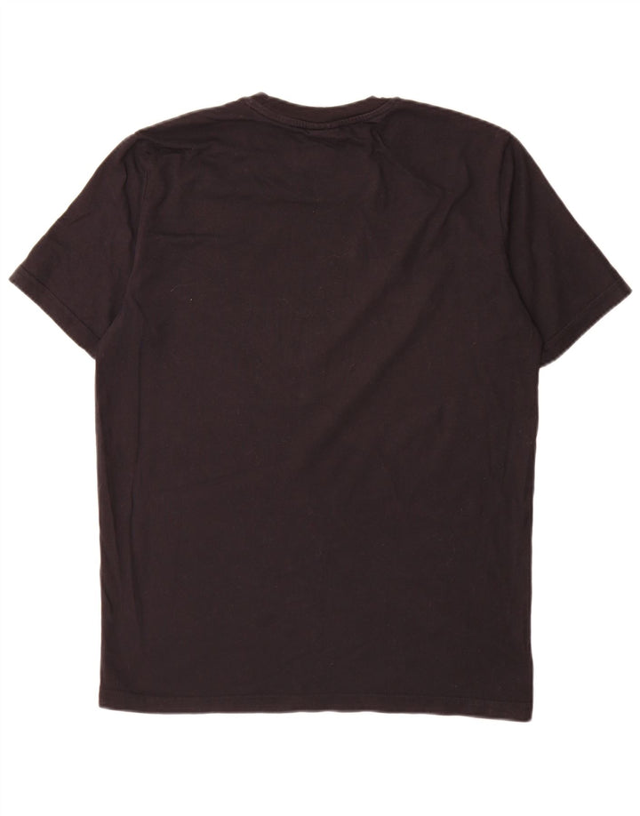 Champion Ανδρικό γραφικό T-Shirt Top Μικρό μαύρο βαμβακερό