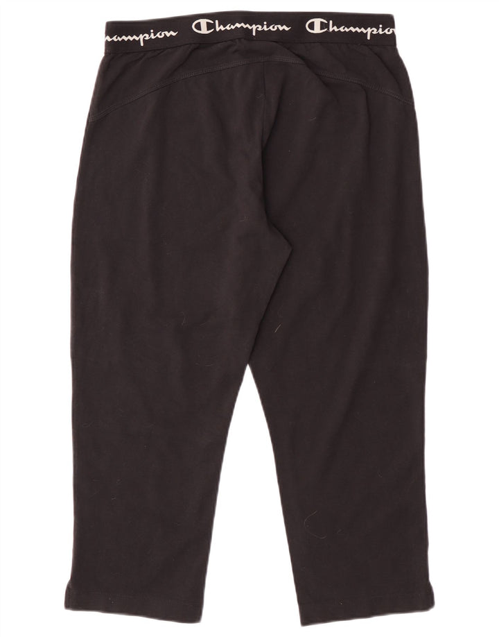 Champion Womens Capri Graphic αθλητική φόρμα UK 16 Large Black