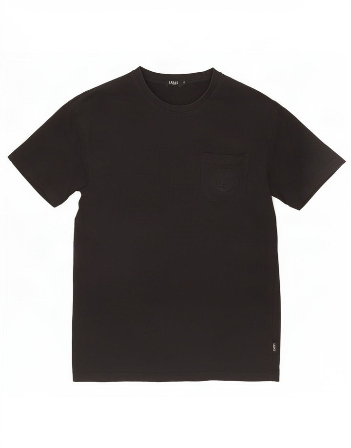 Liu Jo Ανδρικό T-Shirt Top Μικρό μαύρο βαμβακερό