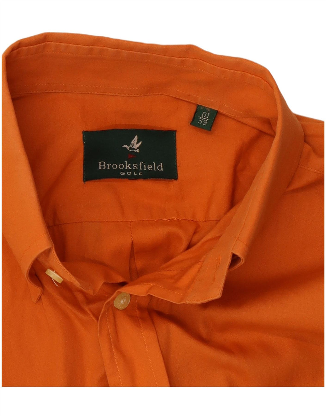Ανδρικό πουκάμισο Brooksfield 39 Βαμβακερό μεσαίο πορτοκαλί