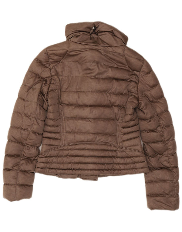 Moncler Γυναικείο μπουφάν με επένδυση μεγέθους 2 Μικρός καφέ πολυεστέρας