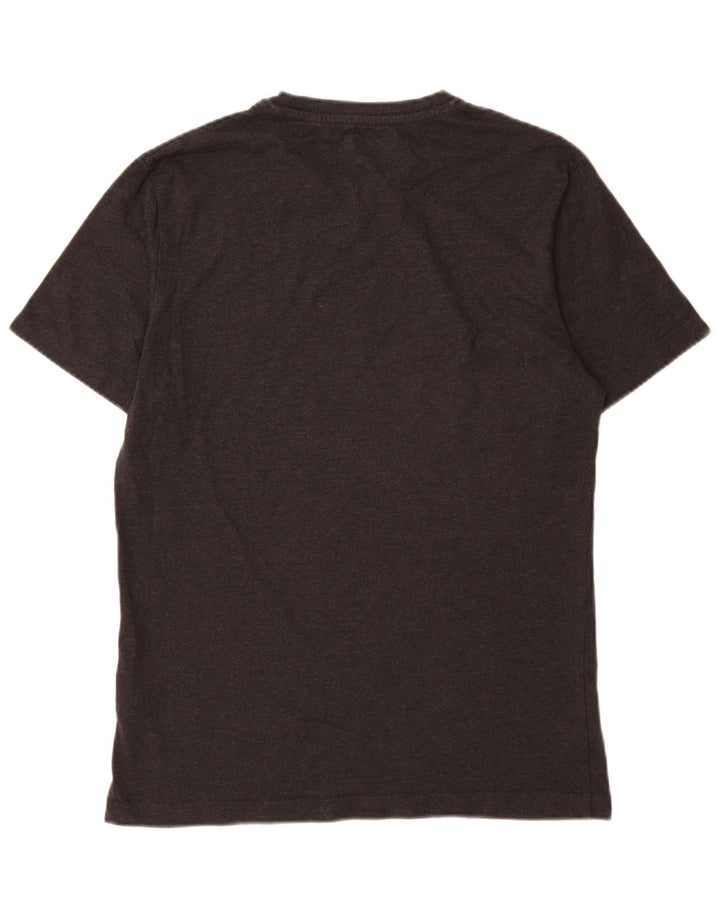 Ανδρικό γραφικό T-Shirt Penguin Top Μεσαίο μαύρο βαμβακερό