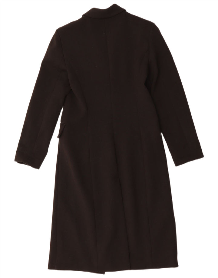 IMPERIAL Γυναικείο παλτό με διπλό στήθος UK 12 μεσαίο μαύρο πολυεστέρα