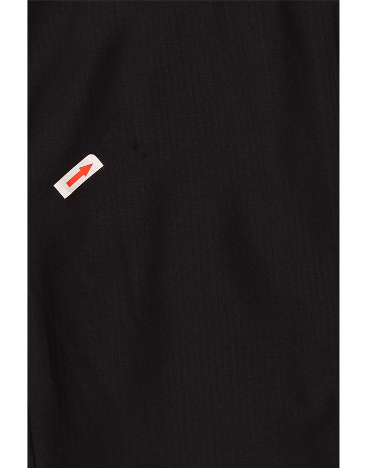Ανδρικό σακάκι σακάκι Hugo Boss 2 κουμπιών EU 56 3XL, παρθένο μαλλί, μαύρο ρίγες