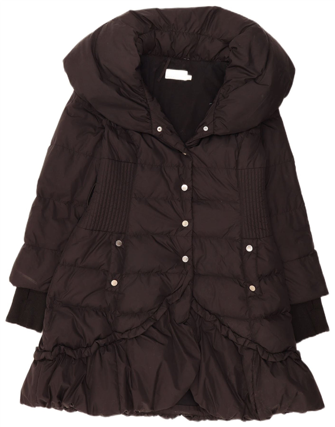 Karen Millen Γυναικείο παλτό UK 14 Large Black Polyamide