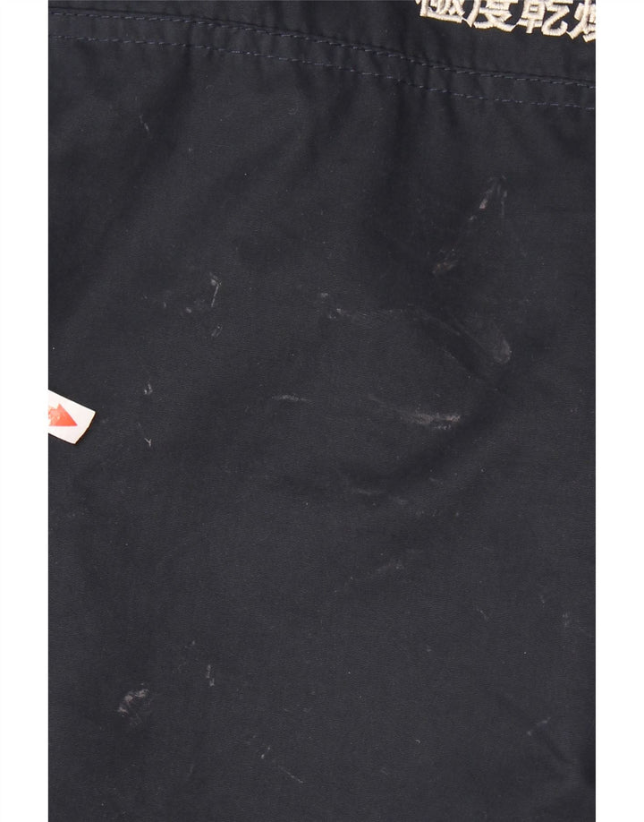 Superdry Ανδρικό μπουφάν Sherpa Parka με κουκούλα UK 38 Medium Navy Blue Polyester