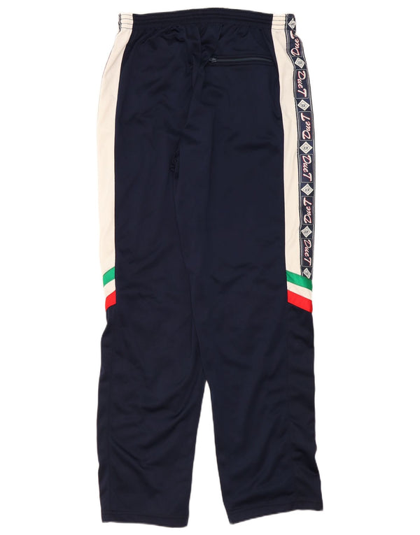 Vintage Ανδρικά γραφικά αθλητικά παντελόνια IT 56 XL Navy Blue Colorblock