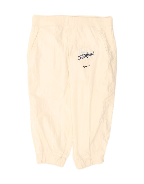 Παντελόνι αθλητικής φόρμας Nike Boys Graphic Capri Joggers 13-14 ετών XL Λευκό