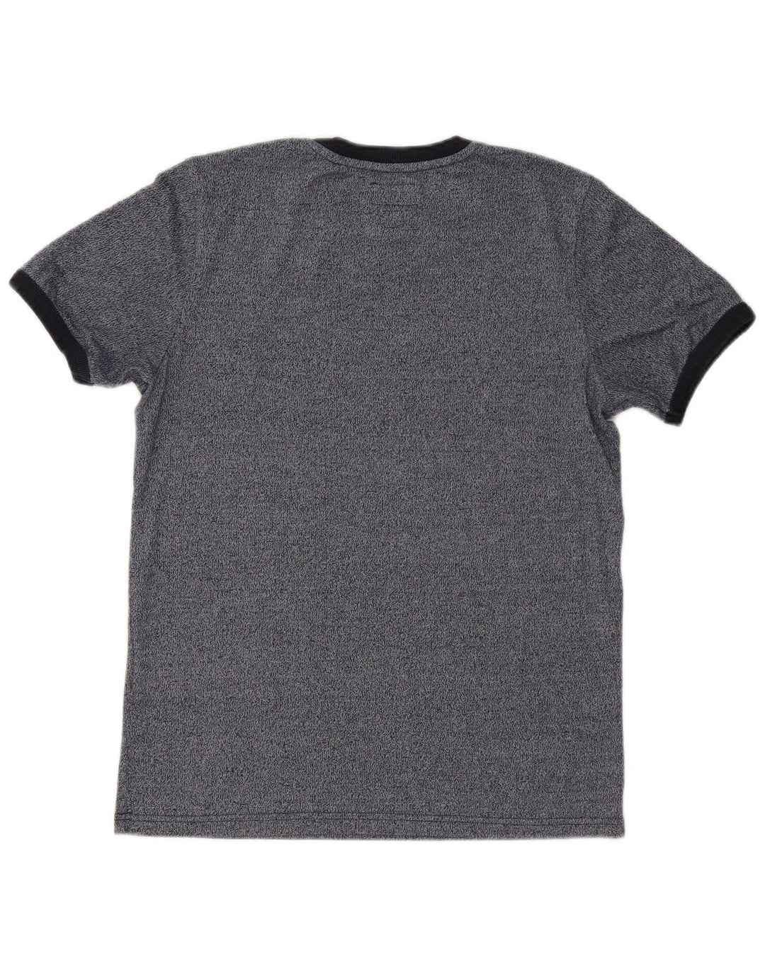 Ανδρικό γραφικό μπλουζάκι SUPERDRY Κορυφαίο μεσαίο μπλε ναυτικό βαμβακερό