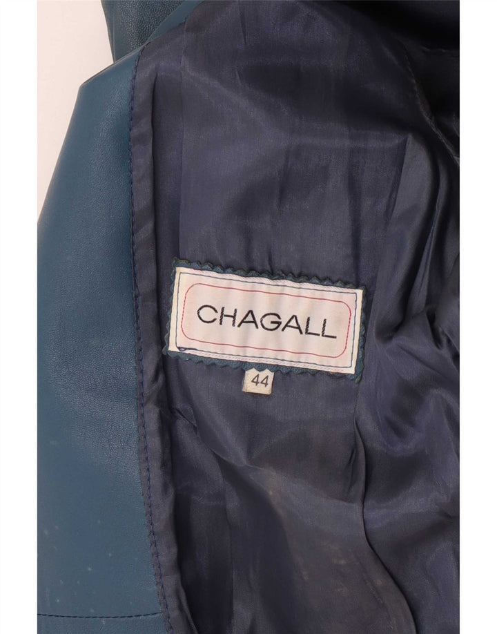 Chagall Γυναικείο Δερμάτινο Μπουφάν IT 44 Medium Blue
