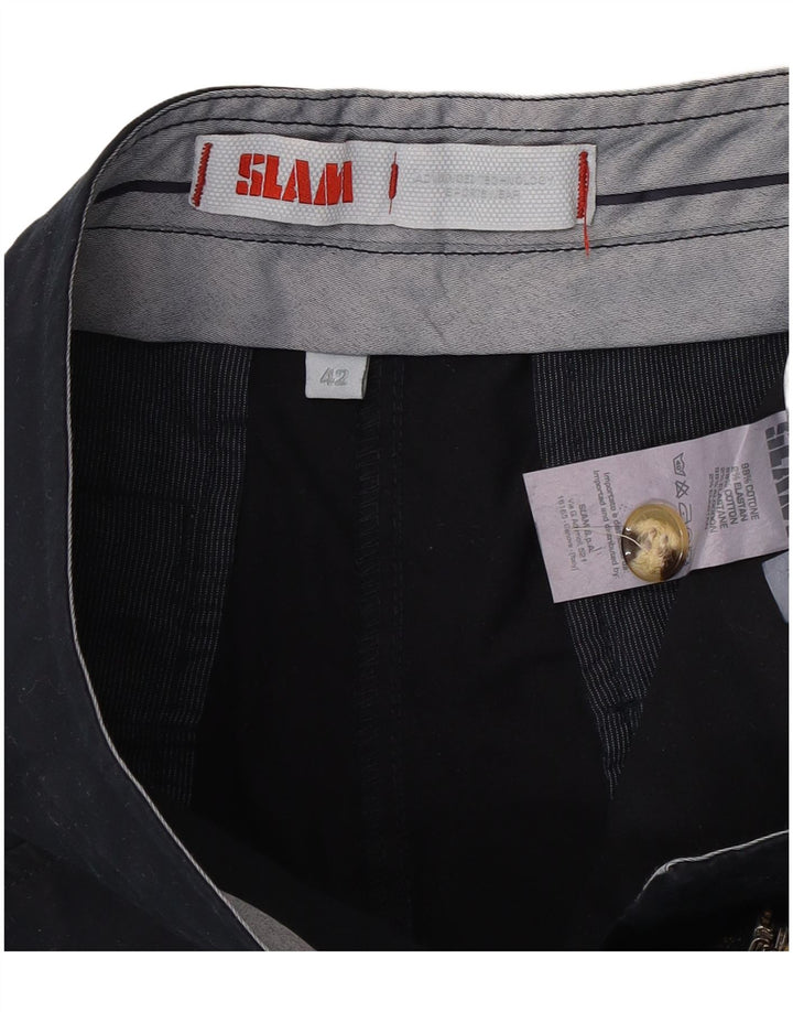 Slam Γυναικείο Σορτς Chino IT 42 Medium W32 Navy Blue Βαμβακερό