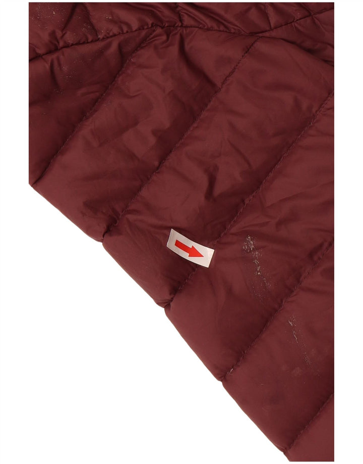 Schott Ανδρικό μπουφάν με κουκούλα UK 40 Large Burgundy Nylon